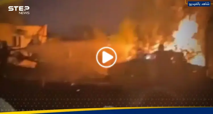 قتلى وجرحى ودمار هائل.. شاهد|| قصف أمريكي على مقار إيرانية بالعراق: أخبار