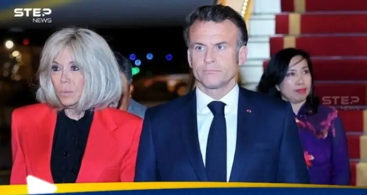 بالفيديو|| بعد الصفعة القوية.. زوجة ماكرون تحرجه مجددا أمام العلن بحركة: أخبار