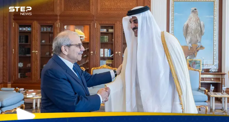 أمير قطر ورئيس وزراء لبنان