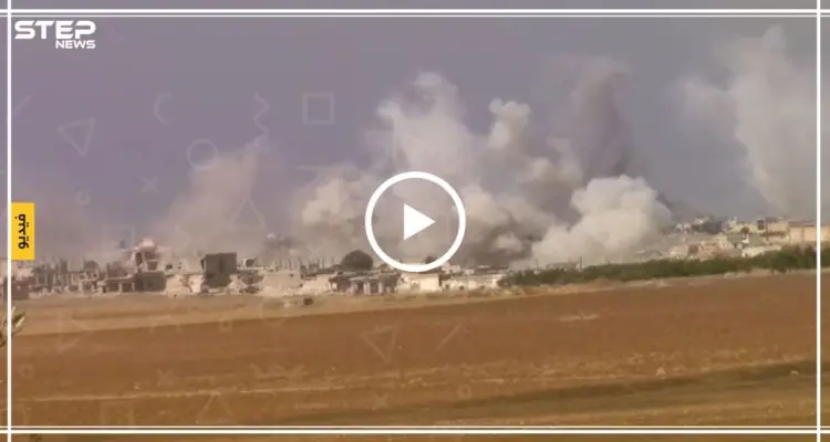 تمهيد بمئات الصواريخ وقذائف المدفعية على مدينة اللطامنة شمال حماة: أخبار