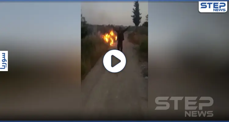 بالفيديو|| جنوب إدلب.. قوات النظام السوري تحرق الأراضي الزراعية على أنغام "أغاني التشبيح"!: أخبار