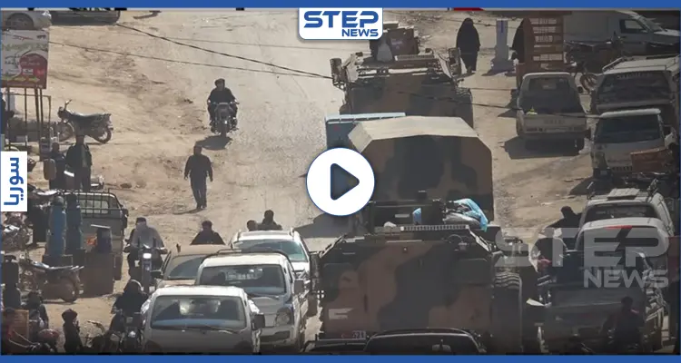 شاهد آليات ثقيلة وعربات مصفحة تركيّة تدخل سوريا واستعدادات لحرب مقبلة: أخبار