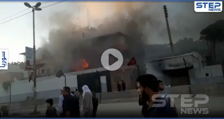 بالفيديو|| مهجري الغوطة يقتحمون ويحرقون مقرات للحمزات بـ عفرين.. وعناصر "درع الفرات" تستغل الاقتتال للسرقة!: أخبار