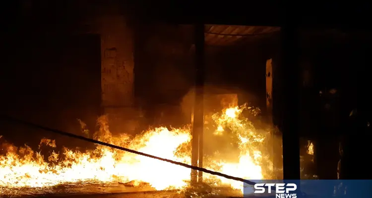 بالفيديو الدفاع المدني يطفئ حريق في كازية محروقات بمدينة إدلب: أخبار