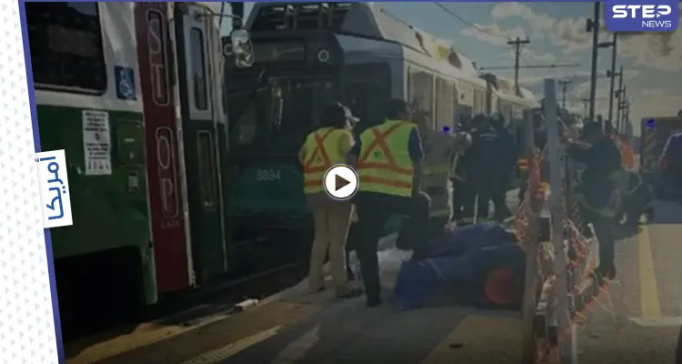 بالفيديو|| عشرات الإصابات بتصادم قطارين في مدينة بوسطن الأمريكية: أخبار