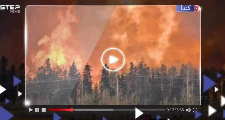بالفيديو|| حرائق كندا تتسبب باختفاء أشهر معالم نيويورك.. وترودو يكشف سبب اندلاع النيران: أخبار