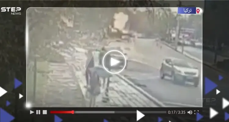 بالفيديو|| لحظة تفجير "انتحاري" نفسه في العاصمة أنقرة.. والسلطات التركية تصدر قراراً عاجلاً: أخبار