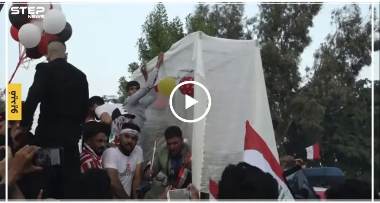 بالفيديو... أوّل حفل زفاف وسط المظاهرات العراقية: أخبار