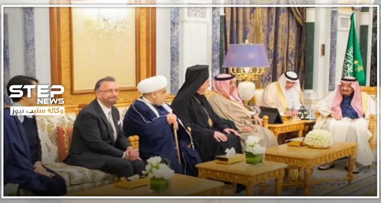 للمرة الأولى.. حاخام إسرائيلي في قصر الملك سلمان (صور): أخبار