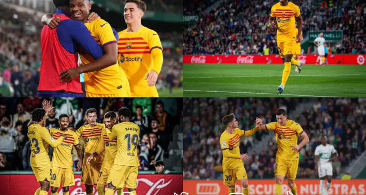 بالفيديو || برشلونة يعزز صدارته للدوري الإسباني بانتصار عريض على إليتشه: أخبار