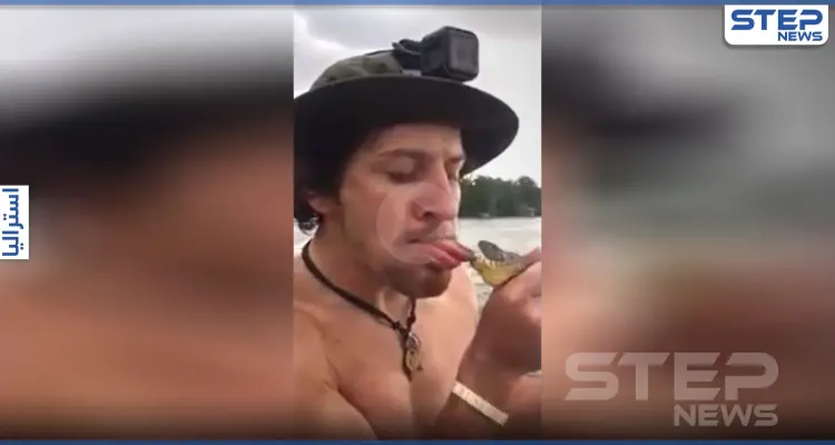 بالفيديو|| لحظات مؤلمة من حياة صياد ثعابين.. ثعبان كبير يقضم لسان صياد حاول مداعبته: أخبار