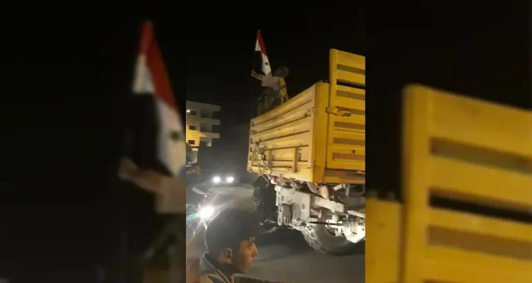 صور تظهر دخول قوات النظام السوري إلى مدينة عين العرب "كوباني": أخبار
