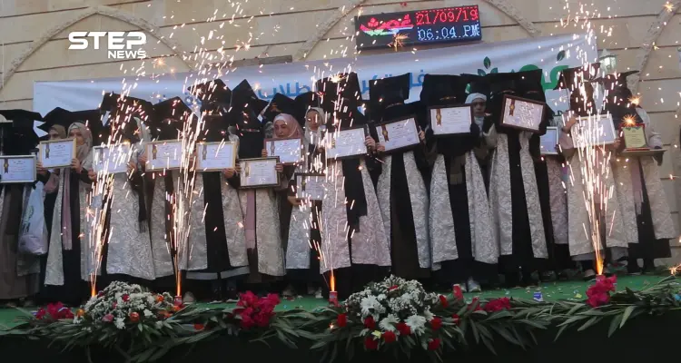 حفل تكريم المتفوقين في شهادتي التعليم الأساسي والثانوي في مدينة بنش بريف إدلب: أخبار