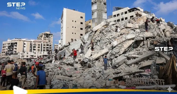 "مشهد يختصر خارطة الدمار.. نظرة بانورامية لعمليات البحث بين أطنان الركام في قطاع غزة