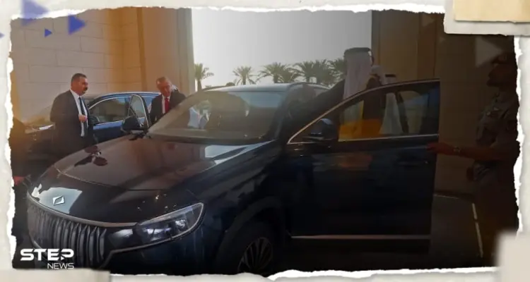 شاهد|| فور وصوله الدوحة.. أردوغان يهدي أمير قطر سيارة "توغ" والأخير يطلعه على أمر: أخبار