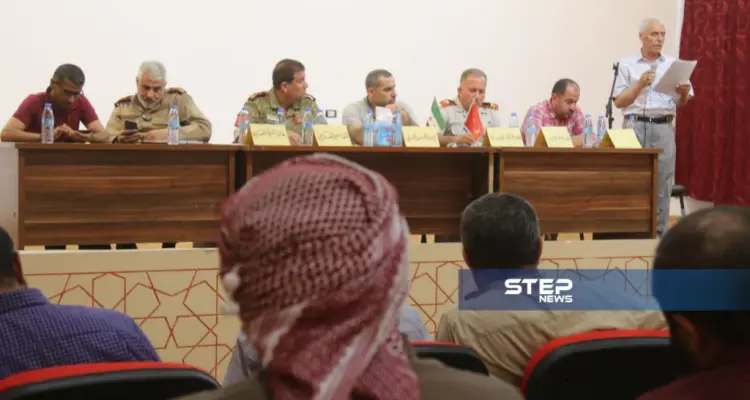 اجتماع لوجهاء وفعاليات مع رؤساء مؤسسات في المدينة الباب بريف حلب: أخبار