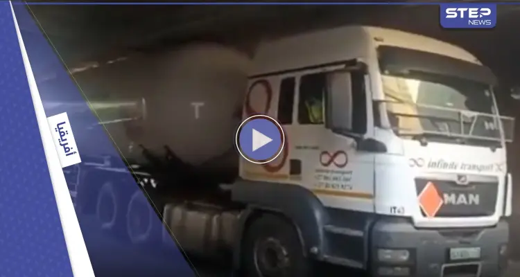 بالفيديو|| دمر المباني المحيطة.. انفجار صهريج وقود في أفريقيا يخلف كارثة: أخبار