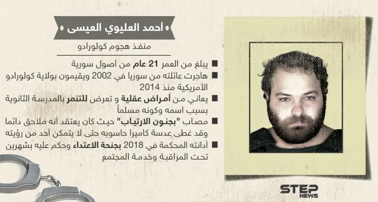 من هو أحمد العليوي العيسى المشتبه به بقضية مقتل 10أشخاص بإطلاق النار في كولورادو الأمريكية؟: أخبار