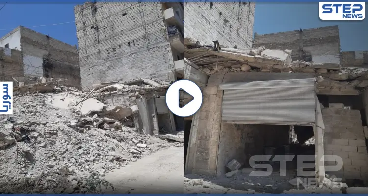 بالفيديو|| انهيار مبنى سكني في مدينة حلب يوقع قتلى وجرحى مدنيين: أخبار