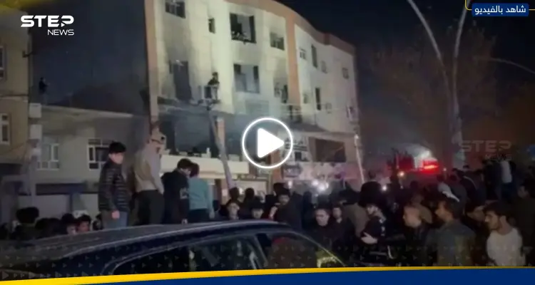 شاهد|| حريق كبير يلتهم مبنىً سكنياً جامعياً شمال العراق.. وسقوط عشرات الضحايا: أخبار