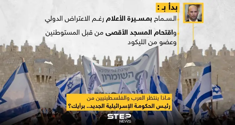 رئيس الوزراء الإسرائيلي الجديد (نفتالي بينيت) يبدأ سياسته بالتصعيد: أخبار