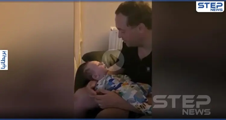 بالفيديو|| زوجان يصوران طفلاً بعمر الشهرين ينطق كلماته الأولى.. شاهد الطفل المتكلم: أخبار