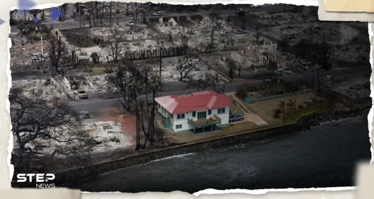 منزل أحمر وحيد نجا من حرائق هاواي وحيّر العالم.. صمد في قلب الجحيم فما سره: أخبار