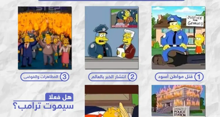 الأحداث الأمريكية الأخيرة وتنبوءات مسلسل سيمبسون: أخبار