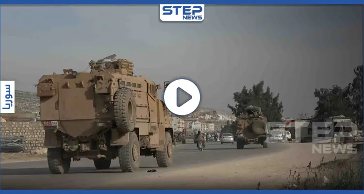 شاهد دخول تعزيزات عسكرية تركية جديدة نحو محافظة إدلب قادمة من تركيا: أخبار