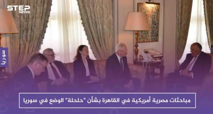 مباحثات مصرية أمريكية في القاهرة بشأن "حلحلة" الوضع في سوريا: أخبار