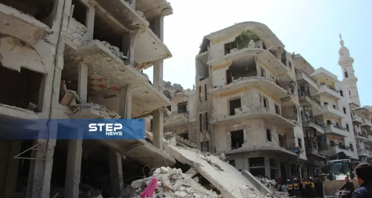 عدسة ستيب ترصد آثار الدمار الذي خلفه انفجار سيارة مفخخة في جسر الشغور غربي إدلب: أخبار