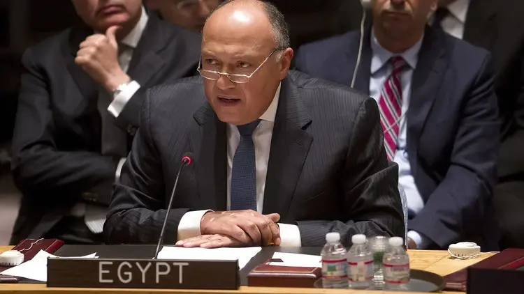 وزير الخارجية المصري يرسل برقية إلى رئيس مجلس الأمن الدولي مبدياً اعتراض مصر على أمر: خبر عاجل