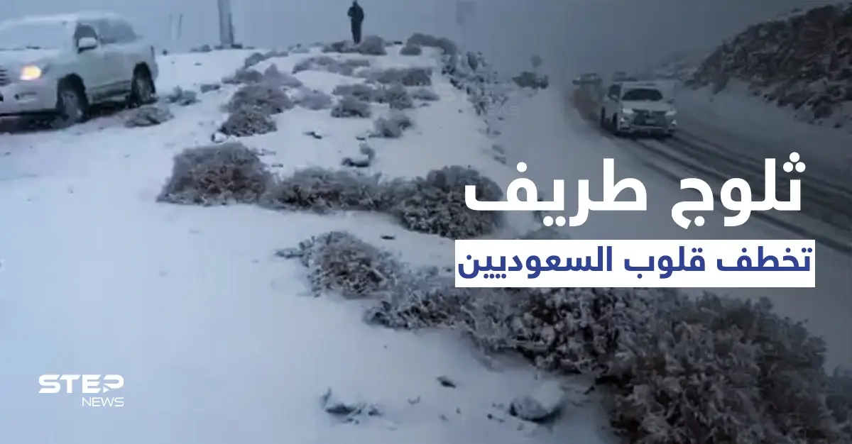 محافظة طريف السعودية تشهد ليلة شتوية سيبيرية وتساقط ثلوج كثيف بحالة نادرة ورقص الأهالي فرحاً به (فيديو): ترند
