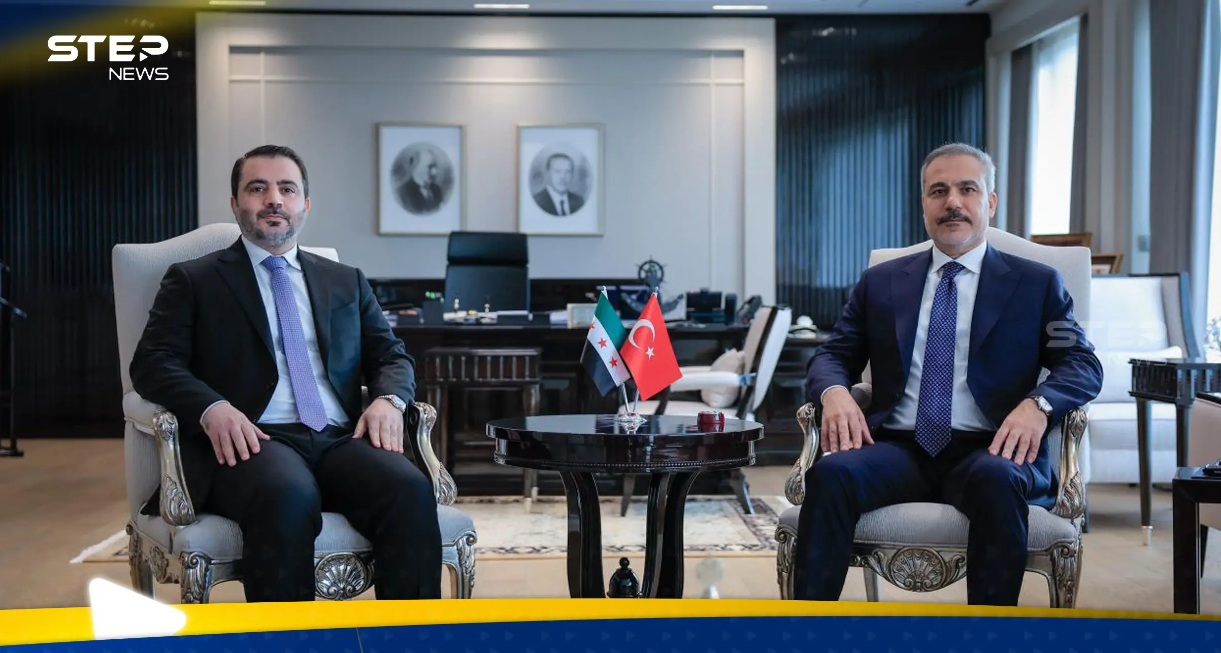 هاكان فيدان خلال لقاء الشيباني: قسد يجب أن تخرج من المعادلة.. وباراك يكشف سبب زيارته للحسكة: هاكان فيدان