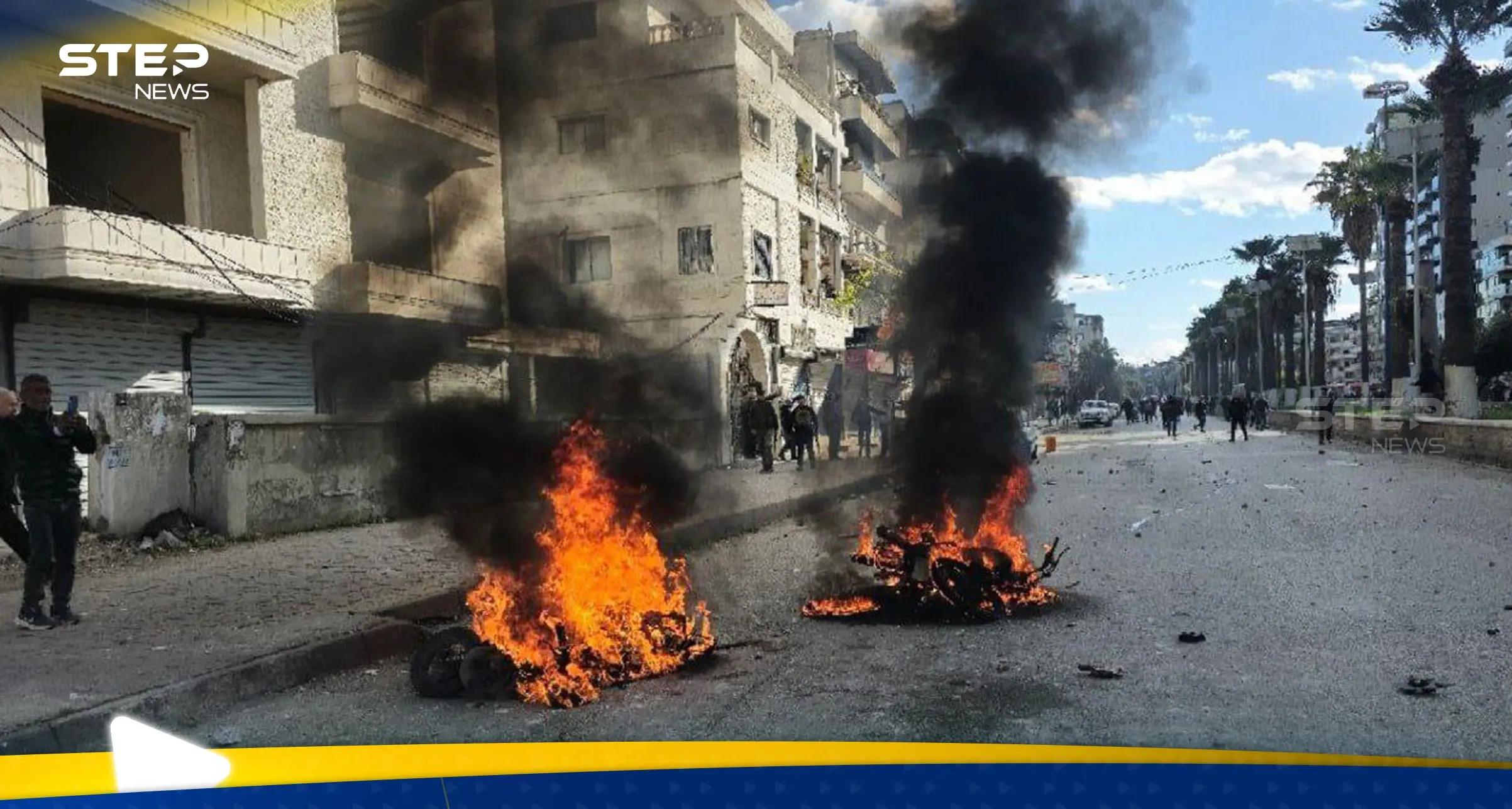 احتجاجات بانياس واللاذقية