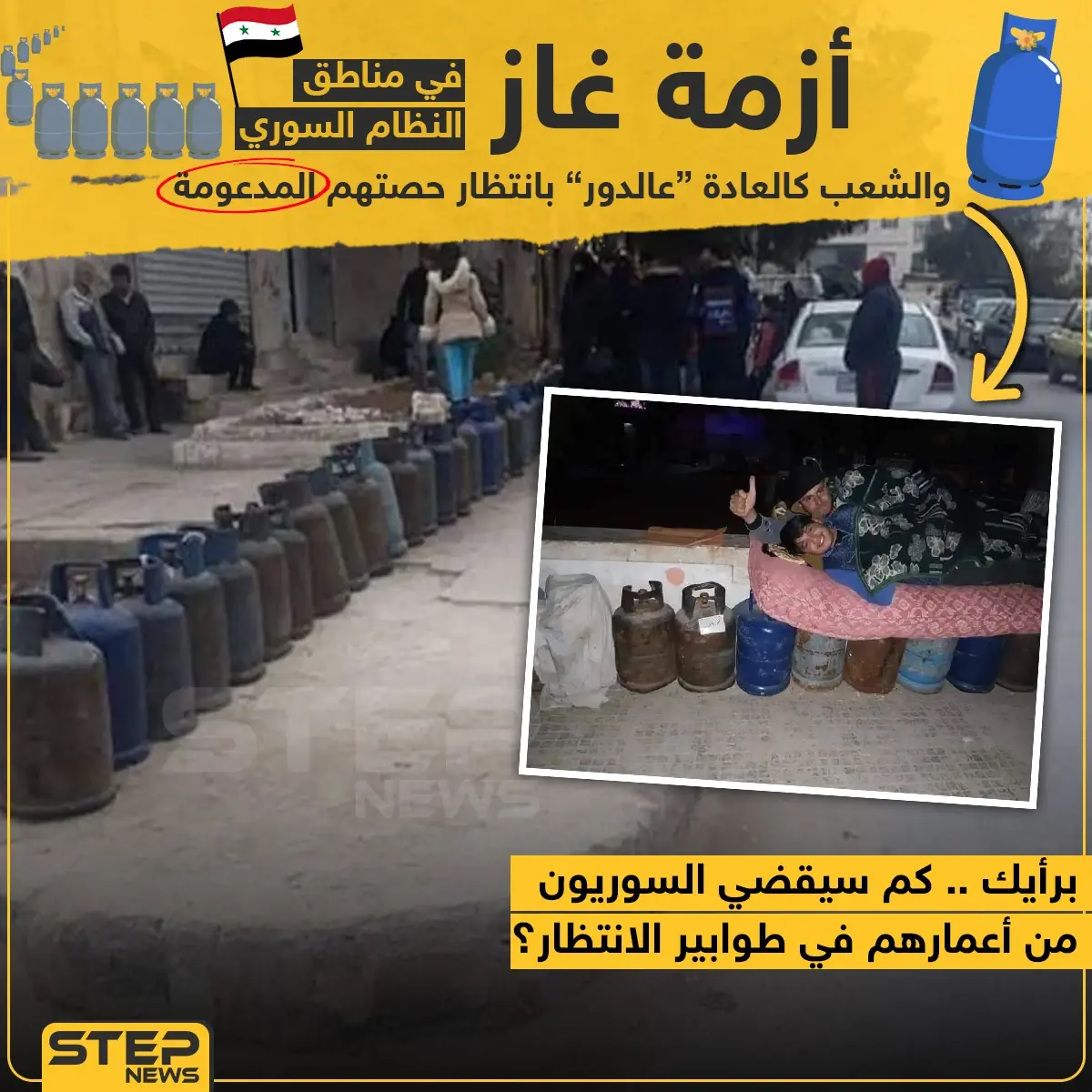 استمرار أزمة الغاز في مناطق النظام السوري ?: خرائط سوريا