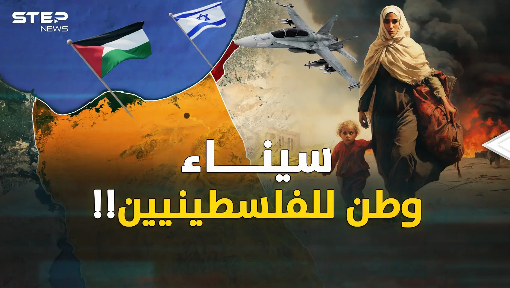 غزة للإسرائيليين وسيناء المصرية وطن قومي للفلسطينيين؟! مخطط ما بعد طوفان الأقصى!: فيديوغراف
