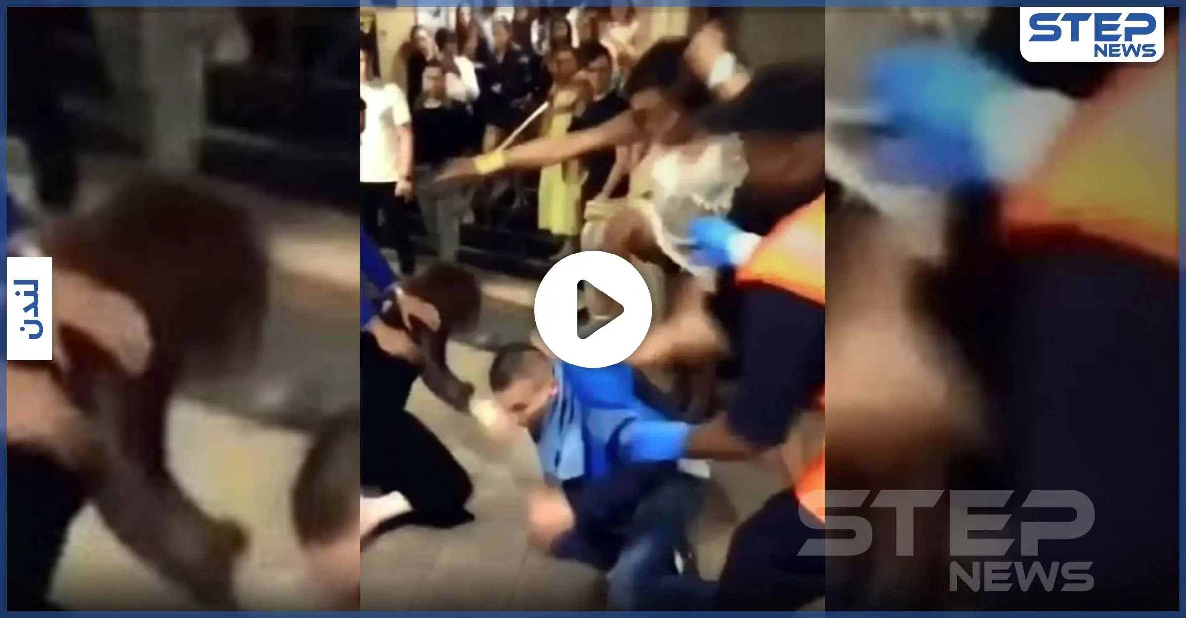 بالفيديو||بلباسٍ قصير.. امرأتين مخمورتين متحولتين جنسياً تركلان مراهقاً داخل مترو أنفاق في لندن: ضرب