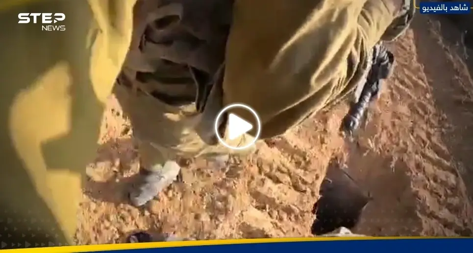 الجيش الإسرائيلي ينشر فيديو لاشتباك بين جنوده وعنصر من حماس "متواجد" داخل فتحة نفق: أدرعي يكشف