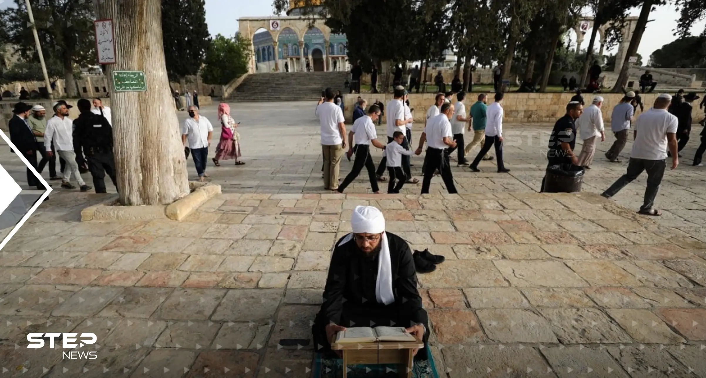 بالفيديو|| مستوطنون يقتحمون المسجد الأقصى لليوم الثاني ومواجهات مع شبّان فلسطينيين: اقتحام جديد للمسجد الأقصى