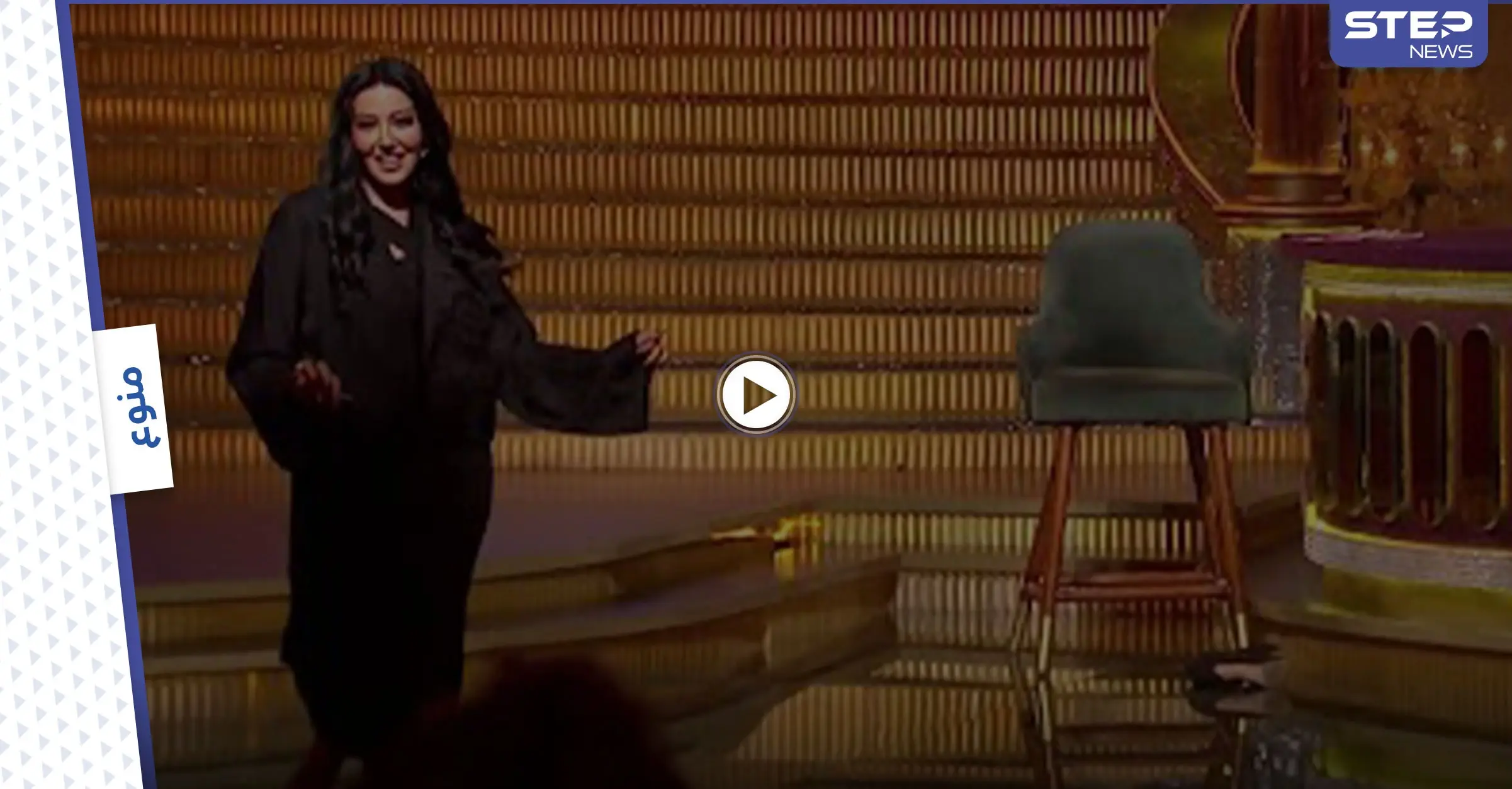 بالفيديو|| سمية الخشاب ترقص "خليجي" حافية القدمين في برنامج تلفزيوني وتعترف بعدد مرات زواجها: رقص خليجي