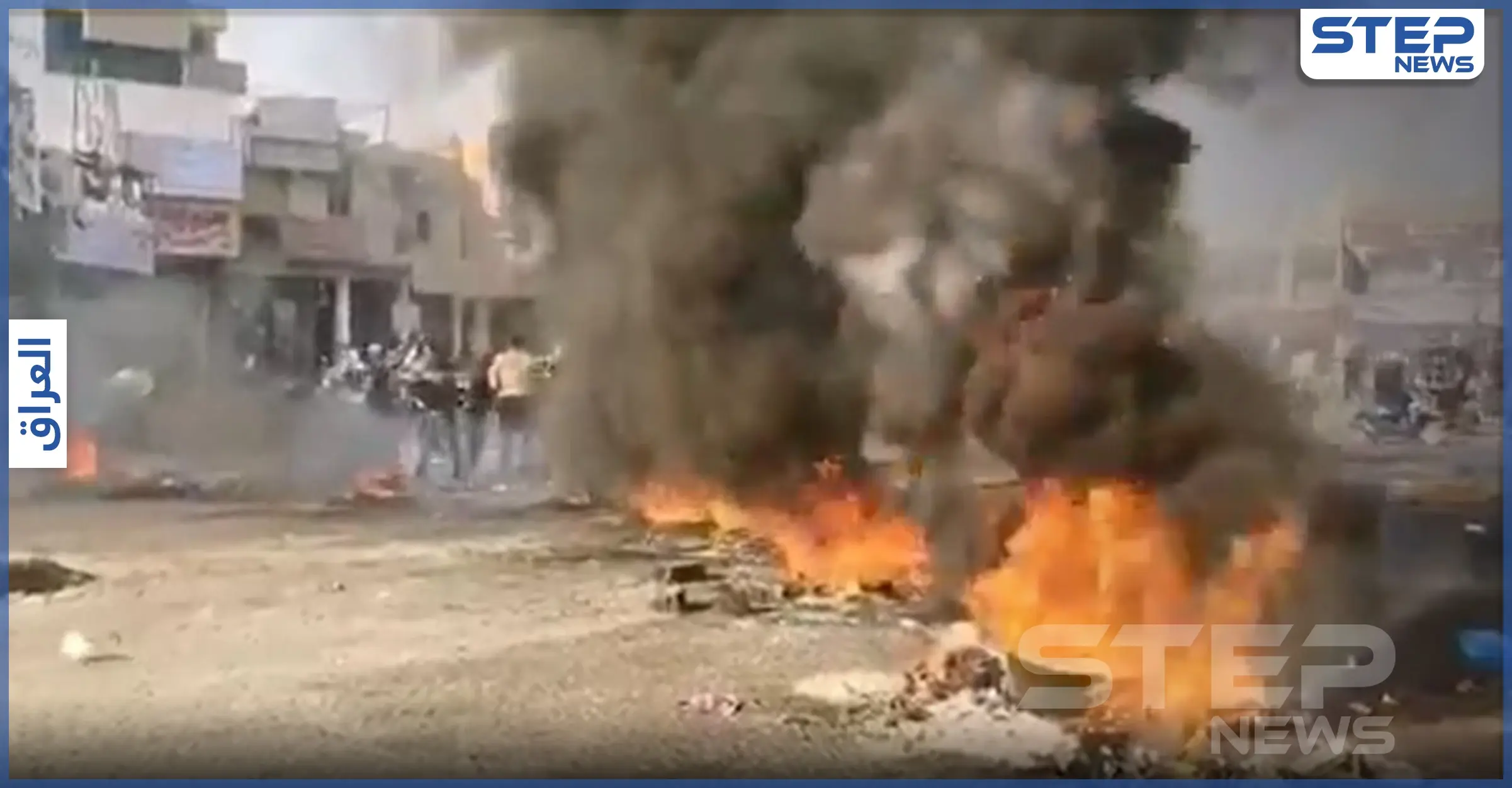 بالفيديو || أول ظهور لقائد "الحشد الشعبي" بعد العقوبات.. ومظاهرات دامية تتجدد جنوبي العراق: محافظة ذي قار