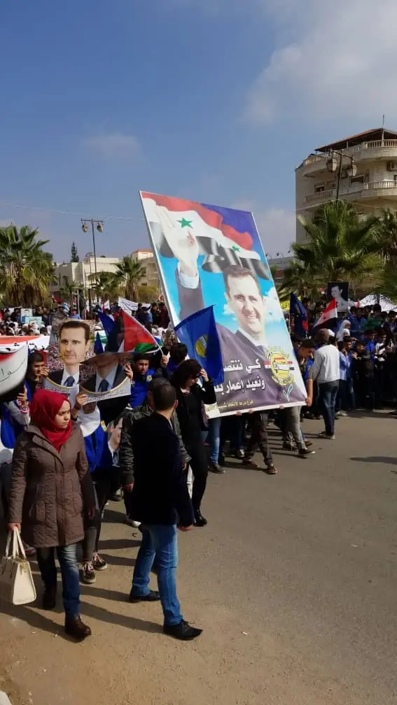 مسيرات مؤيّدة بدرعا، وعقوبات قاسية على من يخالف الأوامر: مسيرة مؤيدة