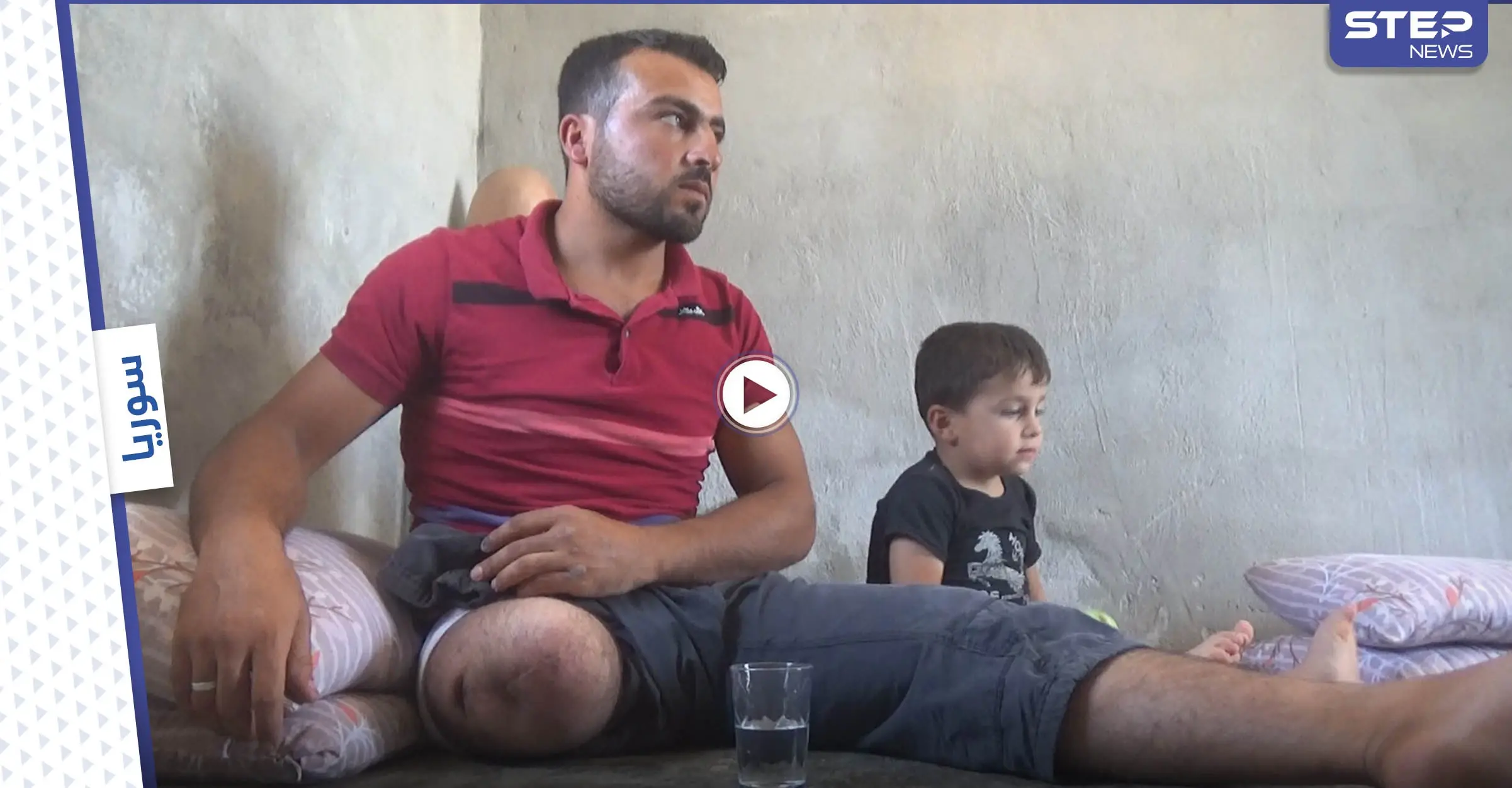 فقد قدمه بقصف جوي .. نقل إلى تركيا للعلاج .. وانتهى به المطاف عاجزاً في مخيمات الشمال السوري.. هذه قصة خالد: الشمال السوري