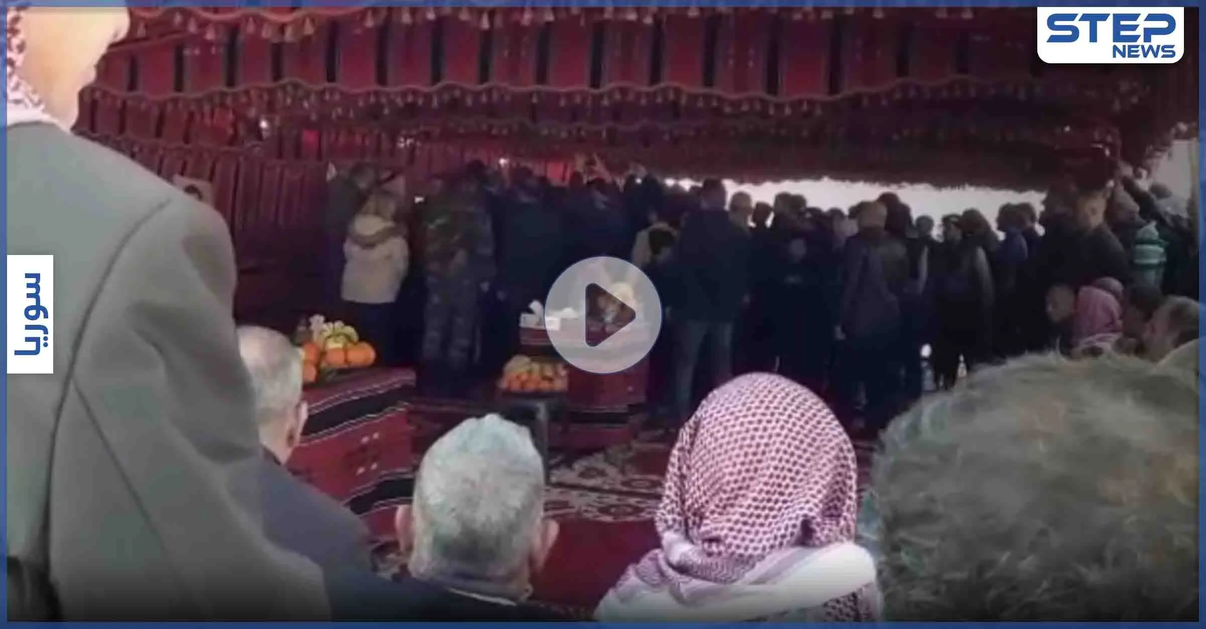 خاص بالفيديو|| محافظ حماه وأعضاء برلمان النظام السوري يشاركون بحملة ترويجية لعودة النازحيين: حماة