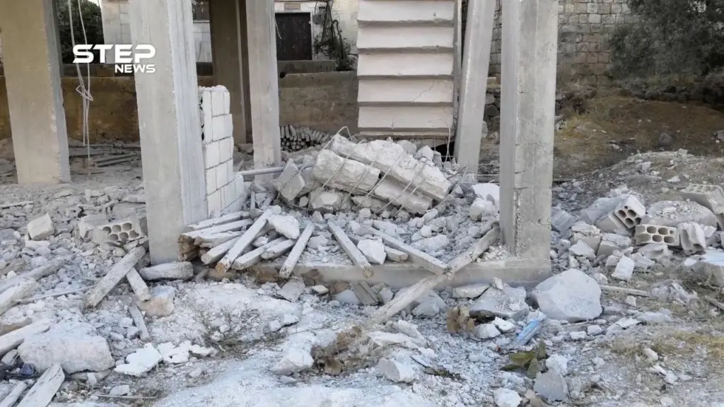 شاهد آثار قصف نظام الأسد وحليفته روسيا بالصواريخ العنقودية على مدينة كفرنبل بريف إدلب: عنقودي