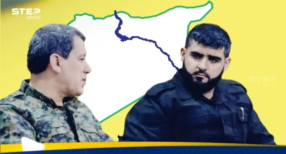 صورة تجمع القائد العام لجيش الثوار مع القائد العام لقسد