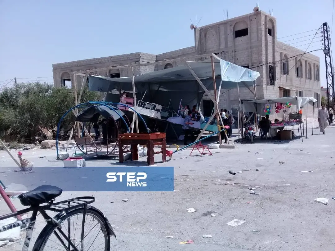 عدسة ستيب نيوز ترصد مظاهر العيد في بلدة جيرود بالقلمون الشرقي في ريف دمشق: دمشق وريفها