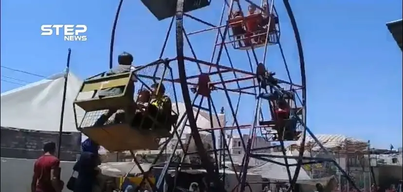 شاهد أجواء العيد وفرحة الأطفال في مدينة الدانا بريف إدلب الشمالي: مدينة الدانا