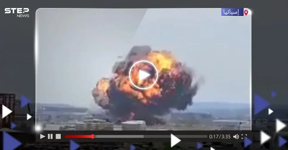 بالفيديو|| لحظة تحطم مقاتلة من طراز إف-18 وتحولها لـ"كتلة نارية ضخمة": إسبانيا